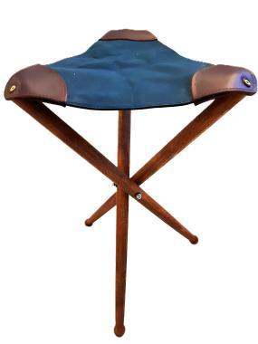 Vadászszék 55cm (Bőr-Vászon)