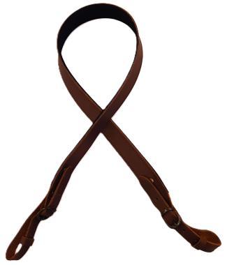 Bőr csúszásgátlós fegyverszíj, barna