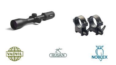 NOBLEX  NZ6  INCEPTION 2-12X50 LA 4i + RUSAN 30mm szerelék 12mm magas - Céltávcső