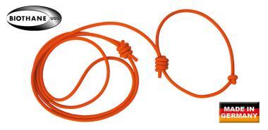 Kutya póráz 8mm BIO narancssárga